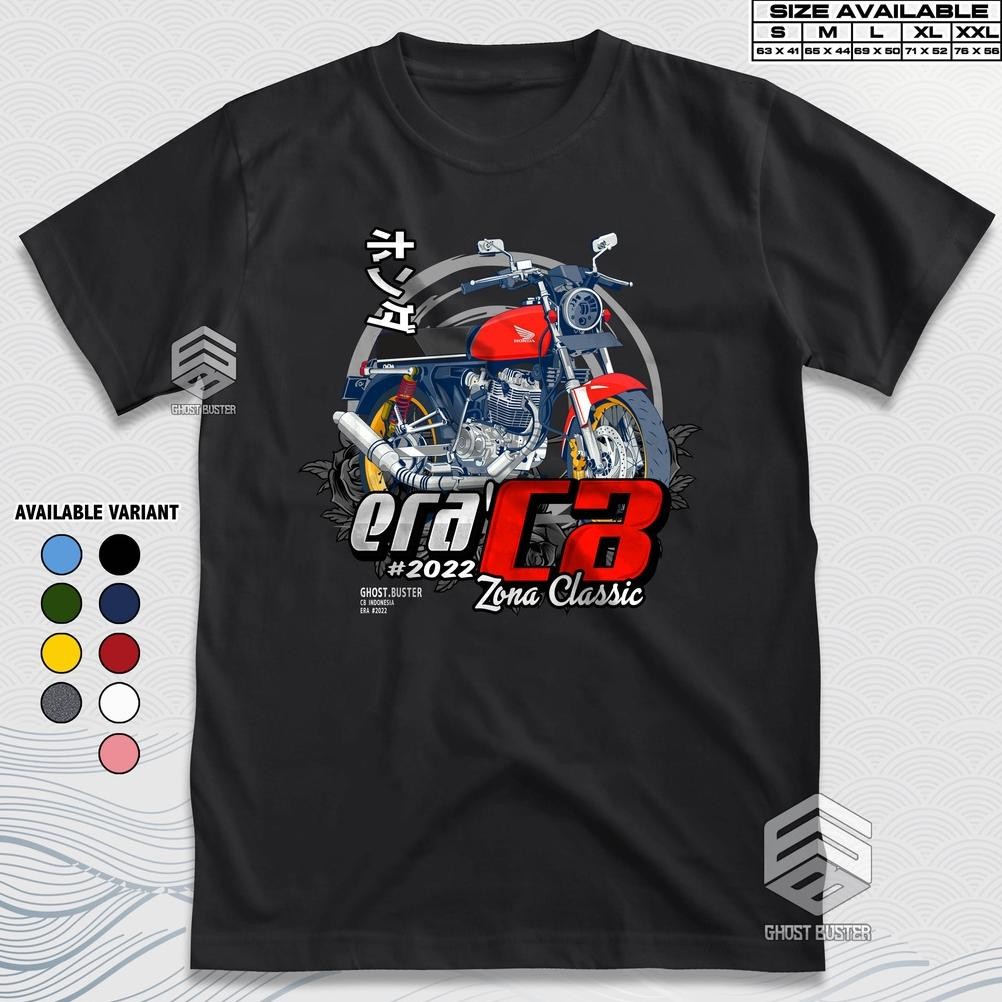 Promo Kaos Honda Cb Zona Classic Era 2022 Japan Syle Baju Distro Motor Tua Klasik Legend Honda Gank 