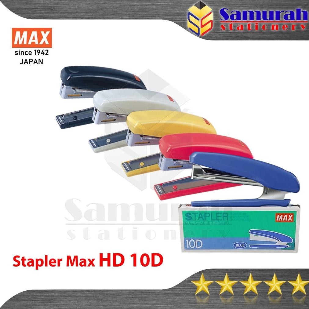 

Termurah Stapler Max Hd 10D / Mesin Staples Tangan Hd10D / Alat Strapler Hecter Kertas Hd-10D Kecil Isi No 10 Terlaris