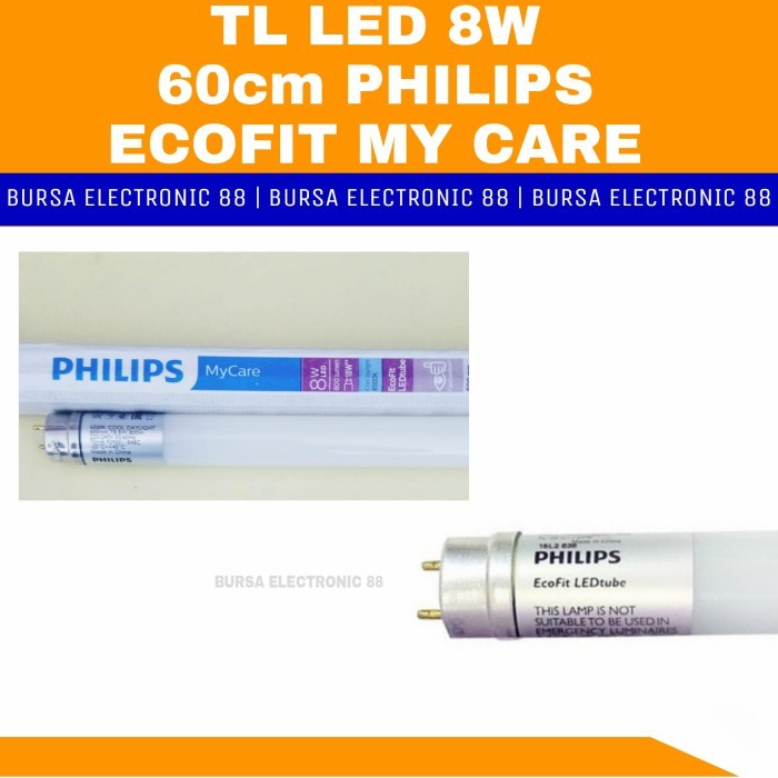 ;&;&;&;&] TL Led 8w 60cm / 600mm Philips ecofit my care