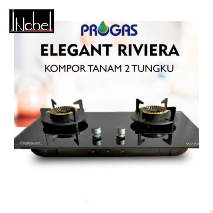 ;&;&;&;&] KOMPOR PROGAS 2 TUNGKU TANAM KACA ELEGANT