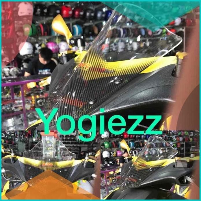 Winshield mhr carbon yamaha aerox replica sectbill visor aerox carbon