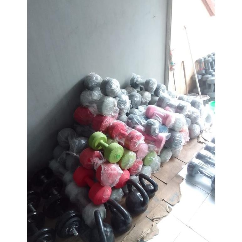 Gratis Packing Barbel Fitnes 4Kg / Barbel Plastik 4Kg/ Barbel Senam 4Kg /Barbel Fitnes Murah 4Kg / D