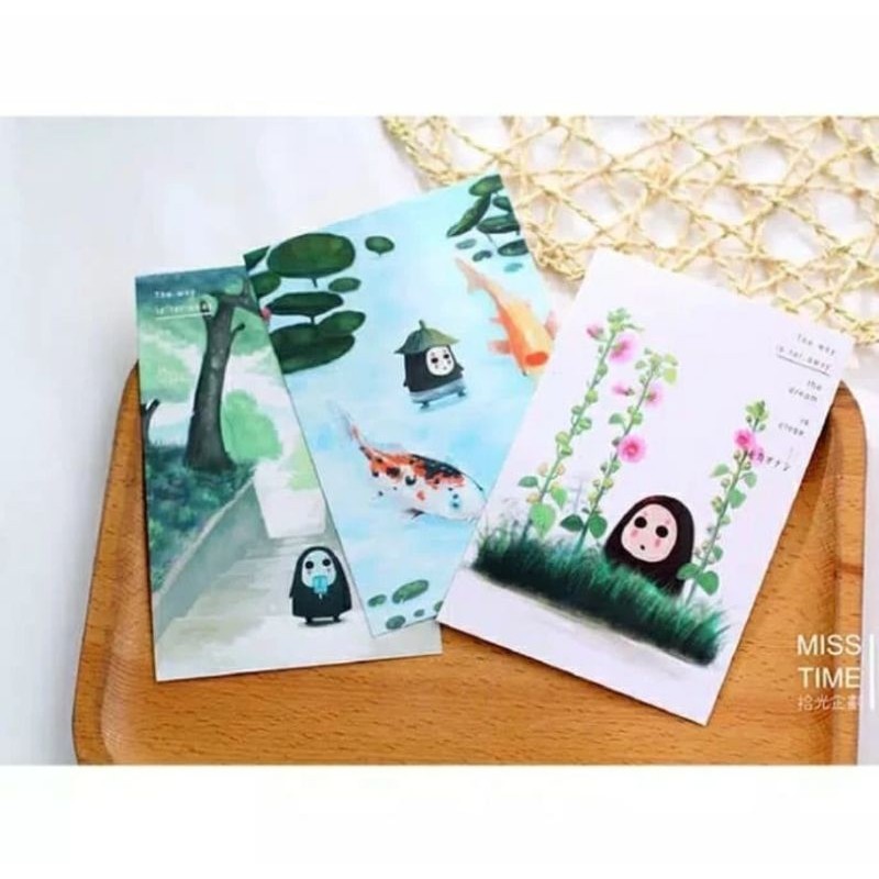 

No face ghibli postcard