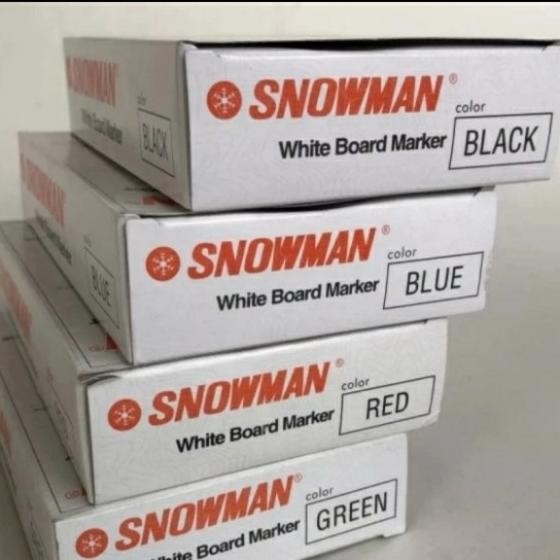 

Spidol Whiteboard Snowman (1 Pa Isi 12 Pcs )