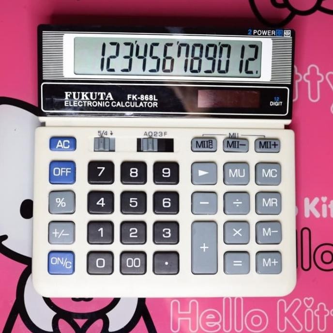 

aw-96 Kalkulator FK - 868 L/ Calculator 12 Digit Kalkulator Viral
