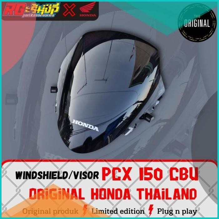 visor windshield wind screen PCX 150 CBU LED original Honda Thailand