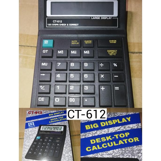 

Promo Spesial!! Kalkulator ATN CT-612 12 Digit Murah