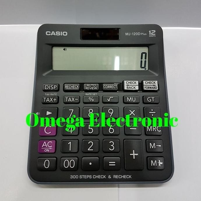 

Special Promo Casio Desktop MJ-120D Plus - Kalkulator Meja Office Check Correct MJ Murah