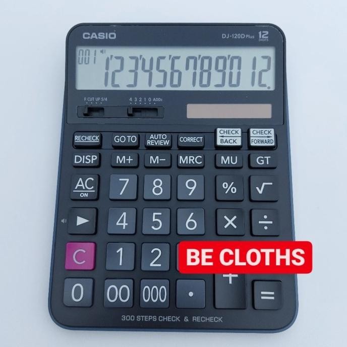 

rt-69 Casio DJ 120 D PLUS Kalkulator Check Correct DJ120D PLUS ORIGINAL Termurah