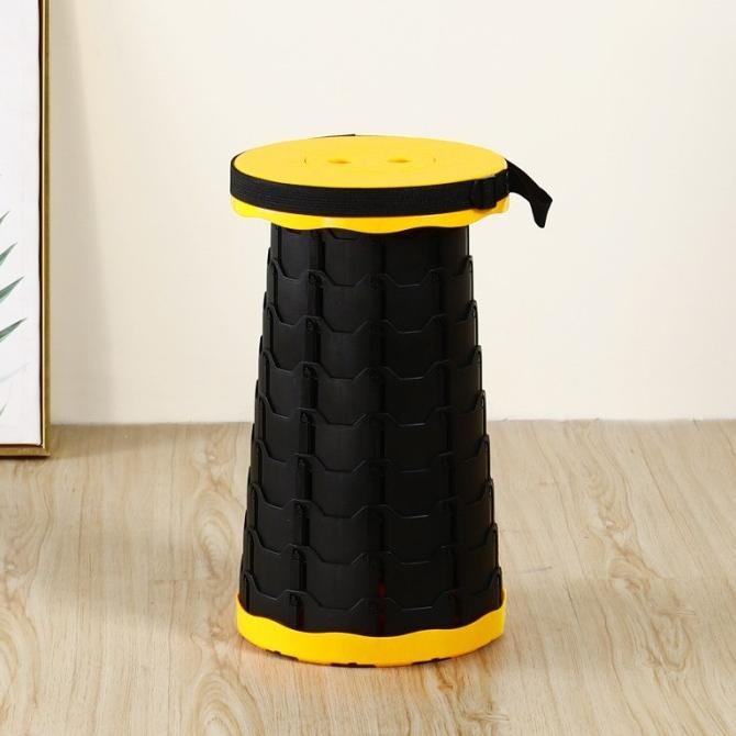 h-4 KURSI LIPAT BULAT PORTABLE BANGKU LIPAT OUTDOOR KURSI PANCING PLASTIK Hemat