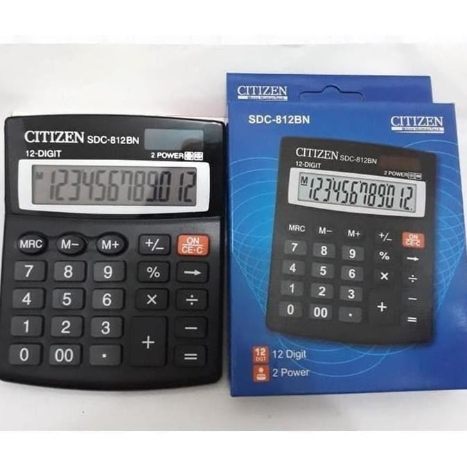 

Im31 Kalkulator Citizen type SDC 812-BN / Calculator Citizen 12 Digit Premium