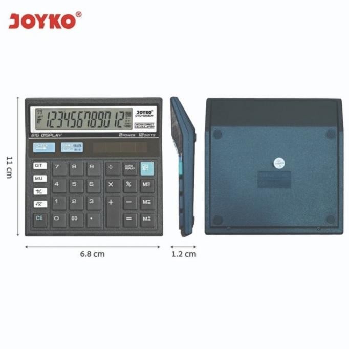 

Ew64 Calculator Kalkulator 12 digit ORIGINAL Joyko DTC-1313CH Check Correct Termurah