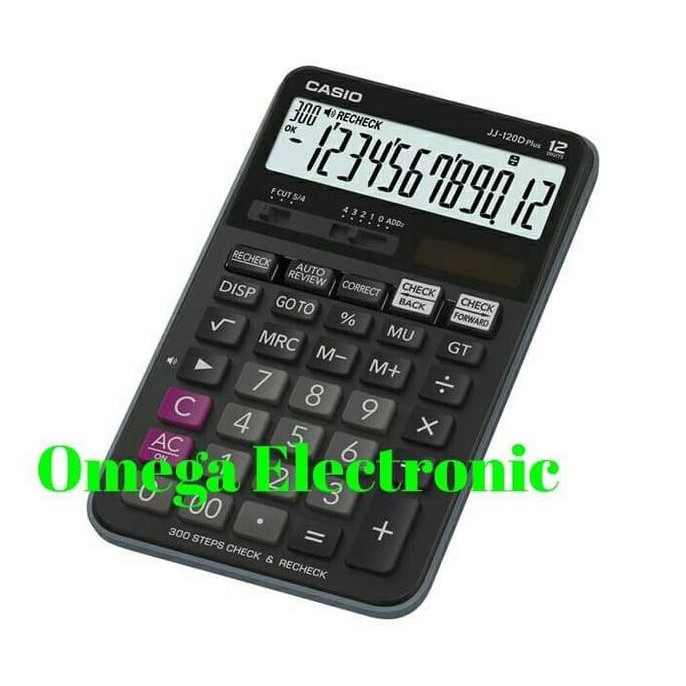 

ukd- Casio Calculator JJ 120D Plus - Check & Correct Kalkulator Desktop Sale