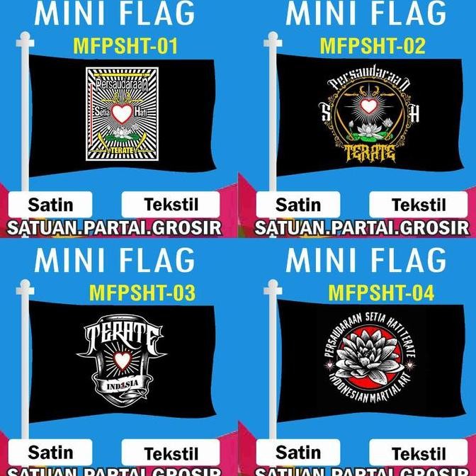 Sale Mini Flag Psht Persaudaraan Setia Hati Terate/Bendera Psht Printing