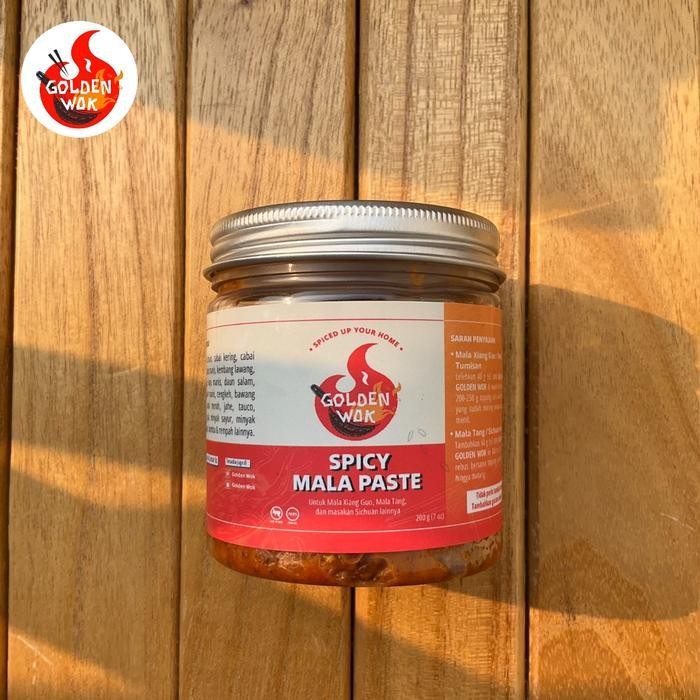 

Halal Spicy Mala Paste Golden Wok - Bumbu Hotpot, Mala Xiang Guo/Tang