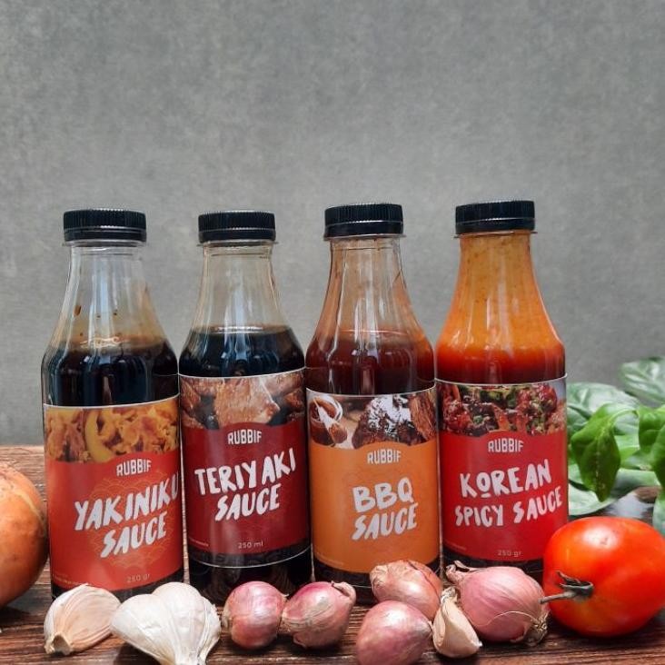 

Rubbif Saos Bumbu Marinasicocol Teriyaki Yakiniku Blapepper Korean Spicy Bare