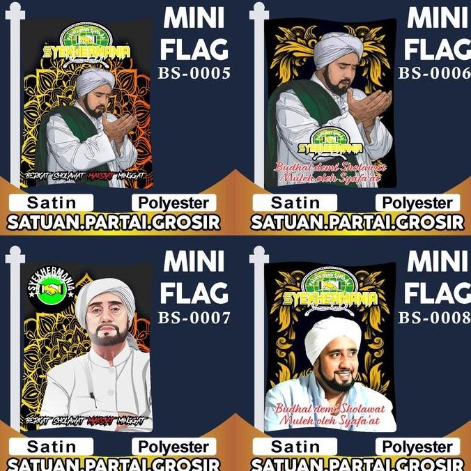 Sale Bendera Syekhermania Habib Syekh/Mini Flag Syekhermania/Giant Flag