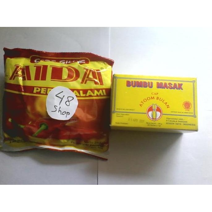 

JH8 BUBUK CABAI AIDA DAN BUMBU ATOM BULAN