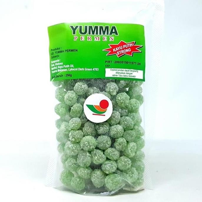 

,,,,,,,] YUMMA PERMEN KAYU PUTIH STRONG 250gr | MKP KEMASAN REFILL PLASTIK PAK