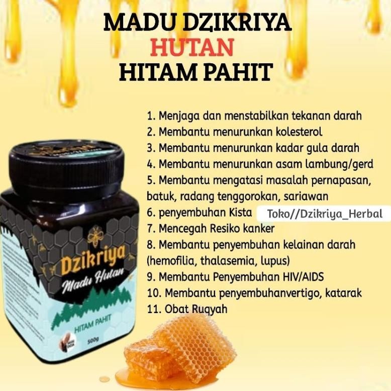 

COD Me41 ASLI 100% MADU DZIKRIYA HERBAL HUTAN PAHIT SUPER KEMASAN BARU Sale Viral