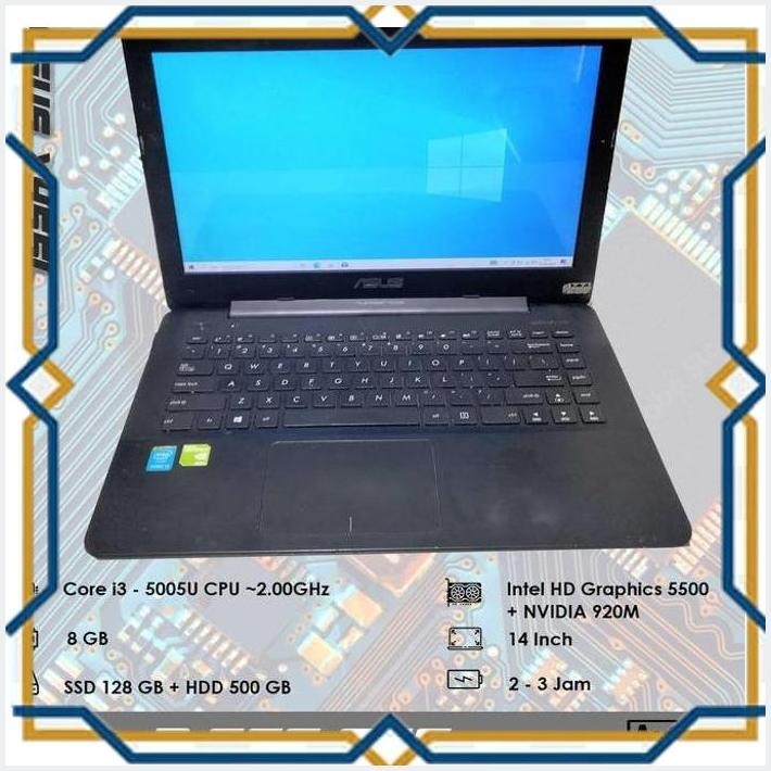 [ART] ASUS X455L - CORE I3 - GEN 5 TH - RAM 8 GB - SUDAH SSD