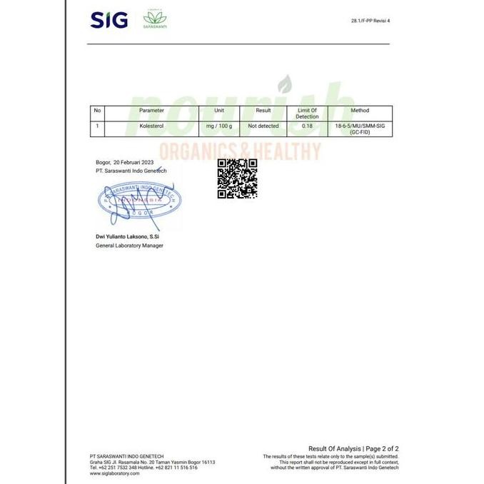 

JH8 Bumbu Pecel Organik Bebas Kolesterol 100gr