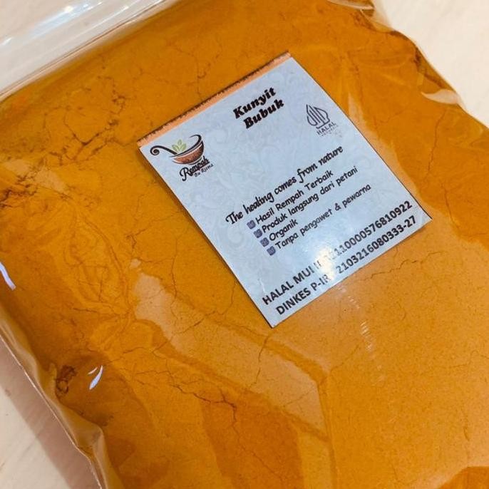 

JH8 KUNYIT BUBUK 500 GRAM MURNI / POWDER TUMERIC / KUNIR BUBUK ASLI