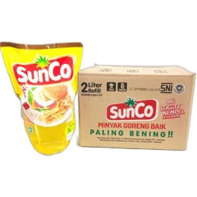 

JH8 JABO JABAR Minyak Goreng Sunco Minyak Goreng Pouch 2L