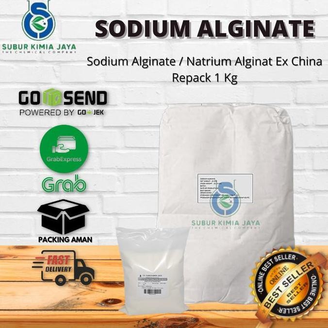

TERSEDIA Sodium Alginate 1Kg - pengental / pengental produk makanan