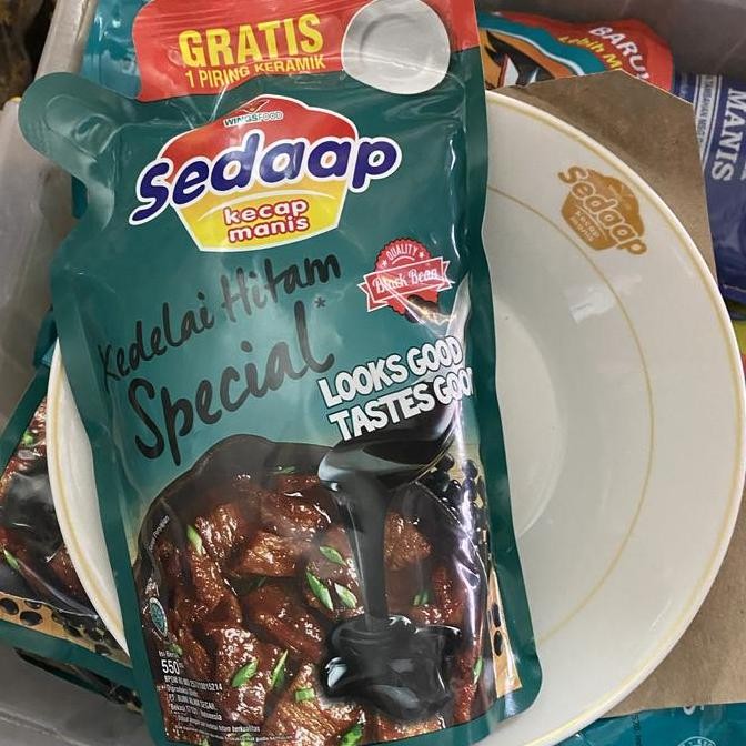 

JH8 Kecap Sedaap Refill 550 ml BONUS PIRING