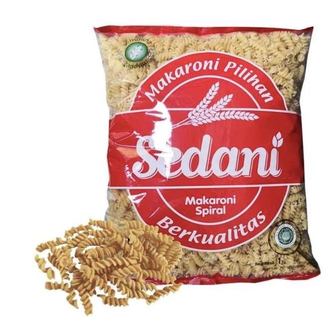 

(Expert) MAKARONI SEDANI SPIRAL 1kg