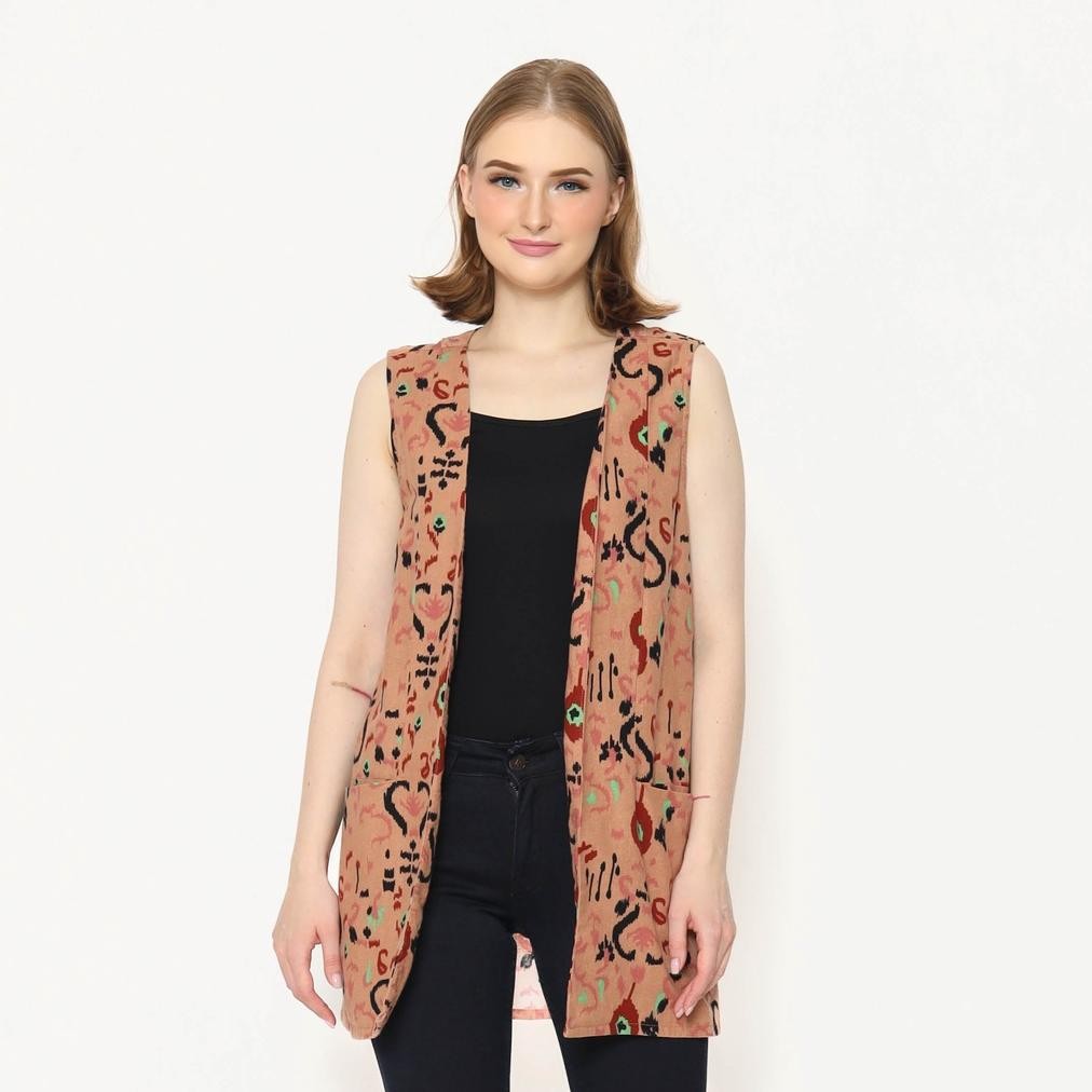 Rodeo - Cardigan Wanita - Adsila Cardigan Top - Brown