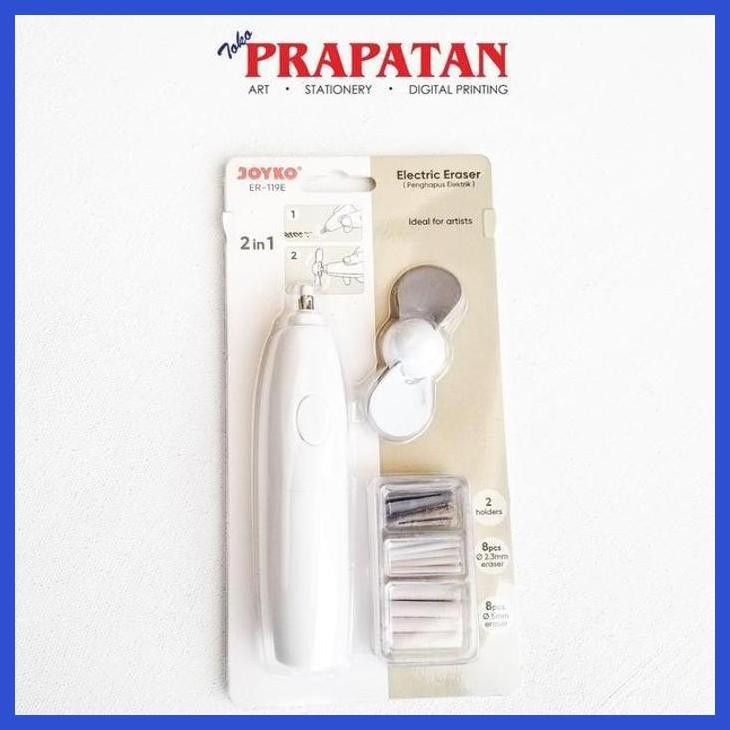 

( SEKOLAH / LUKIS ) READY JOYKO ELECTRIC ERASER ER-119E / PENGHAPUS ELEKTRIK (SENI / MENGGAMBAR / ART / KERAJINAN ) PACKING AMAN