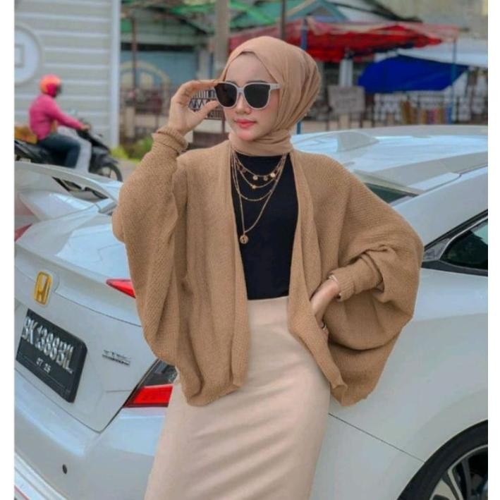 CARDIGAN RAJUT / BATWING KELELAWAR CARDIGAN / CARDIGAN BIG