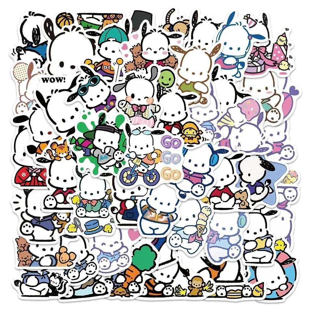 

Pochacco Stickers Cartoon Sanrio Aesthetic Diy Scrapbooking Laptop Luggage Waterproof Cute Stickers For Kids Girls