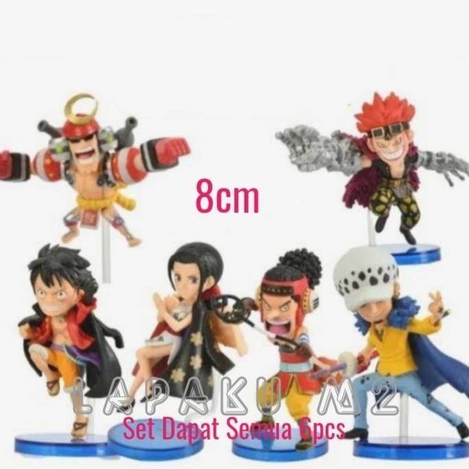 Terbaru One piece WCF Luffy Boa usop Franky Law set isi 6pcs lapaku72 Juara