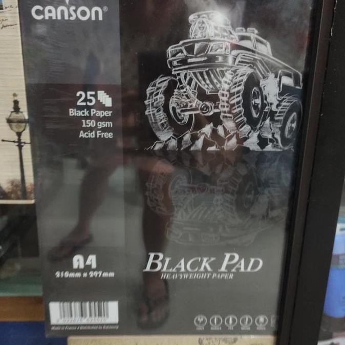 

Sale Canson Black Pad A4 25 Lembar