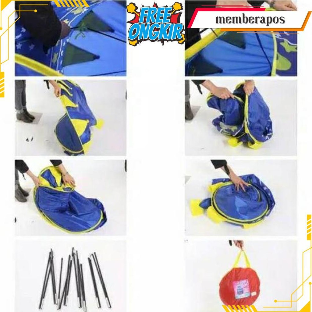 Cod - Tenda Anak / Istana Anak / Kado Bagus Anak / Hadiah Anak / Rumah-Rumahan Anak F707 Cod