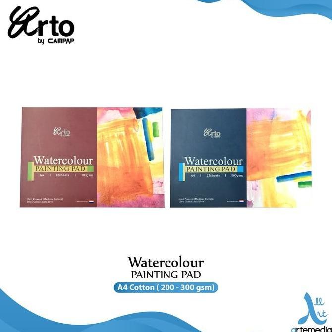 

Sale Kertas Cat Air Arto Watercolor Paper Pad
