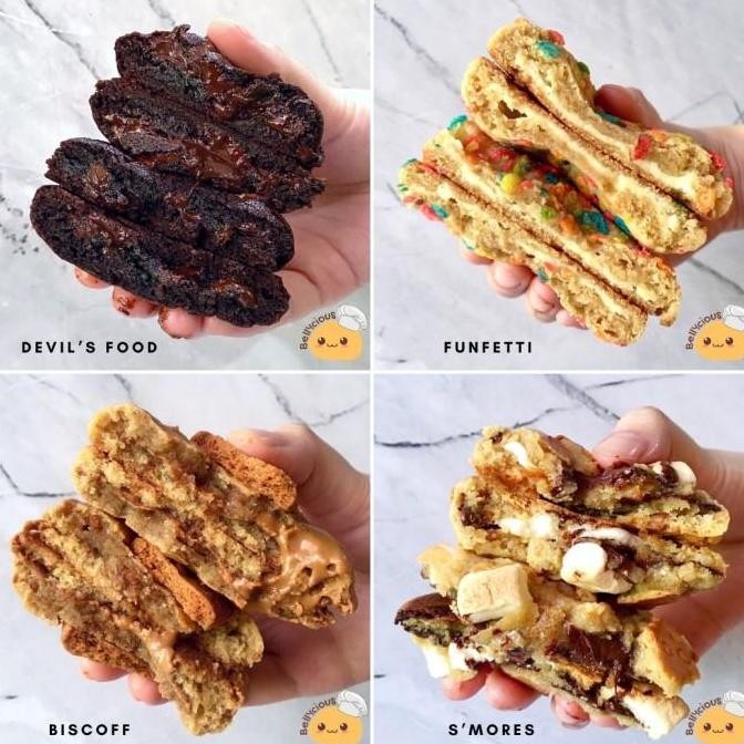

(Expert) soft baked cookies 6 pcs bellycious cookies