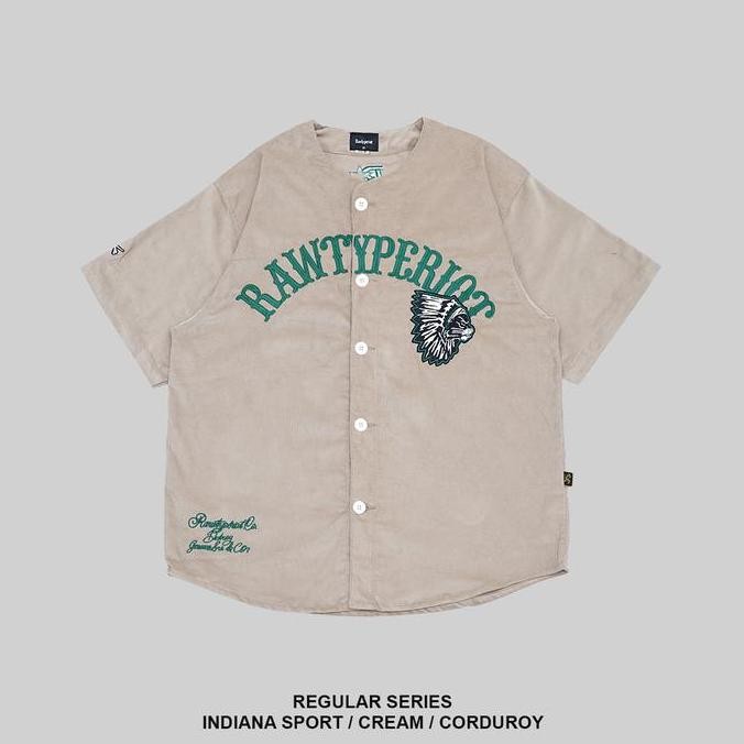 Sale Rawtype Riot Indiana Sport Jersey - Cream