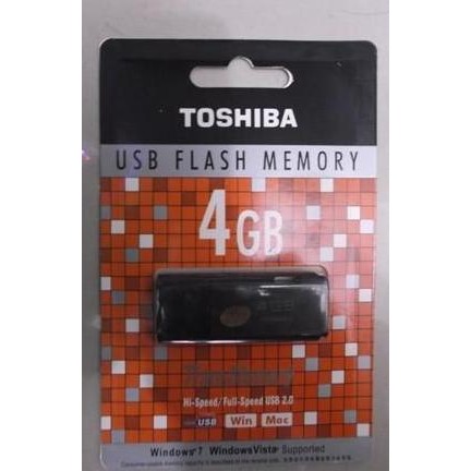 (Expert) USB Flashdisk Toshiba 4GB / Flash Disk Toshiba 4 GB USB ORIGINAL