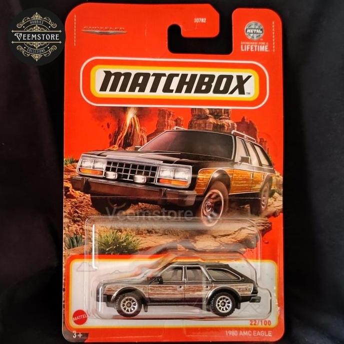Die Cast 1:64 Chrysler AMC Eagle 1989 [Matchbox] Panel Wood