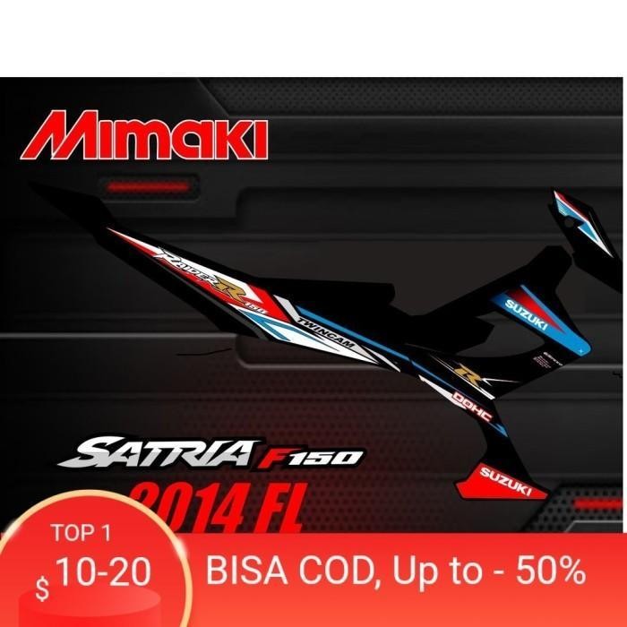 Pe Striping Motor Satria Fu 150 Facelift Sticker Aksesoris Motor Variasi