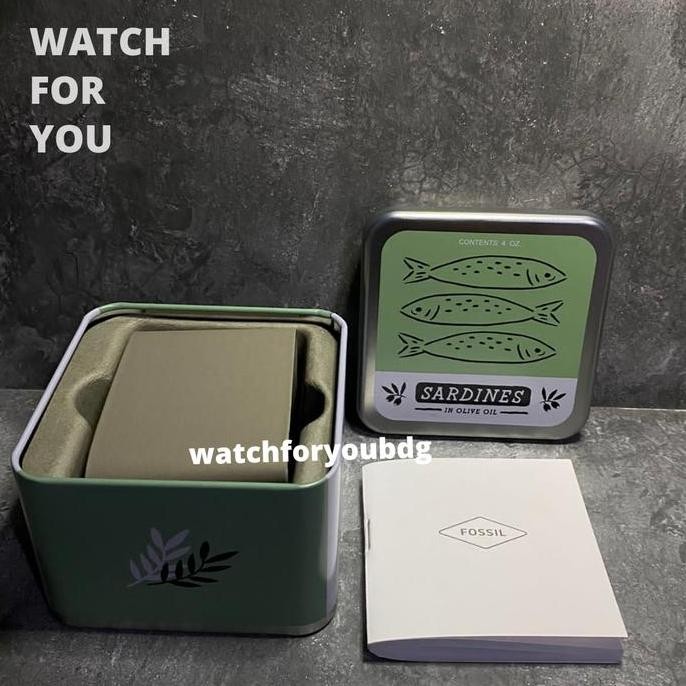 HARGA DISC - Kotak Box Kaleng Jam Tangan Gelang Fossil Original Fosil