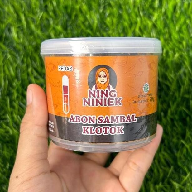 

JH8 ABON SAMBAL KLOTOK NING NINIEK/ABON SAMBEL IKAN ASIN KHAS SURABAYA 70g