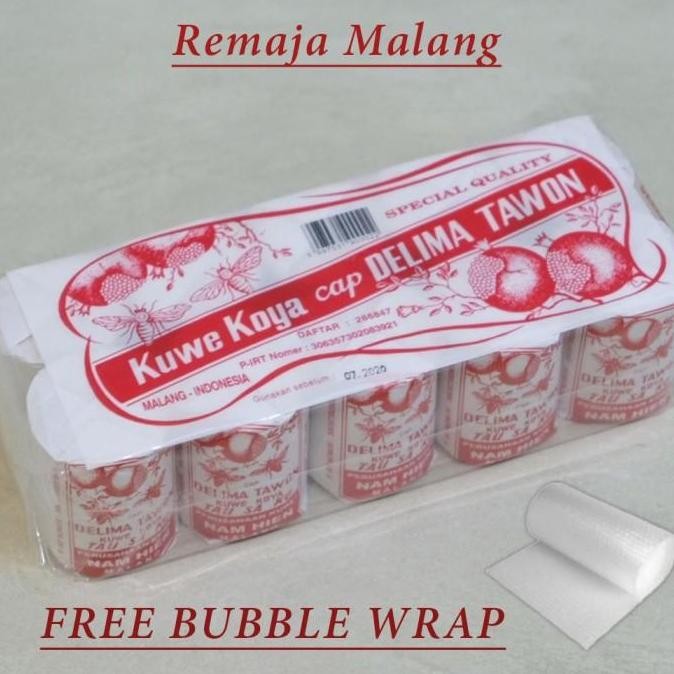 

JH8 Tau Sa Ko Nam Hien / Kue Koya Cap Delima Tawon Isi 10 Roll