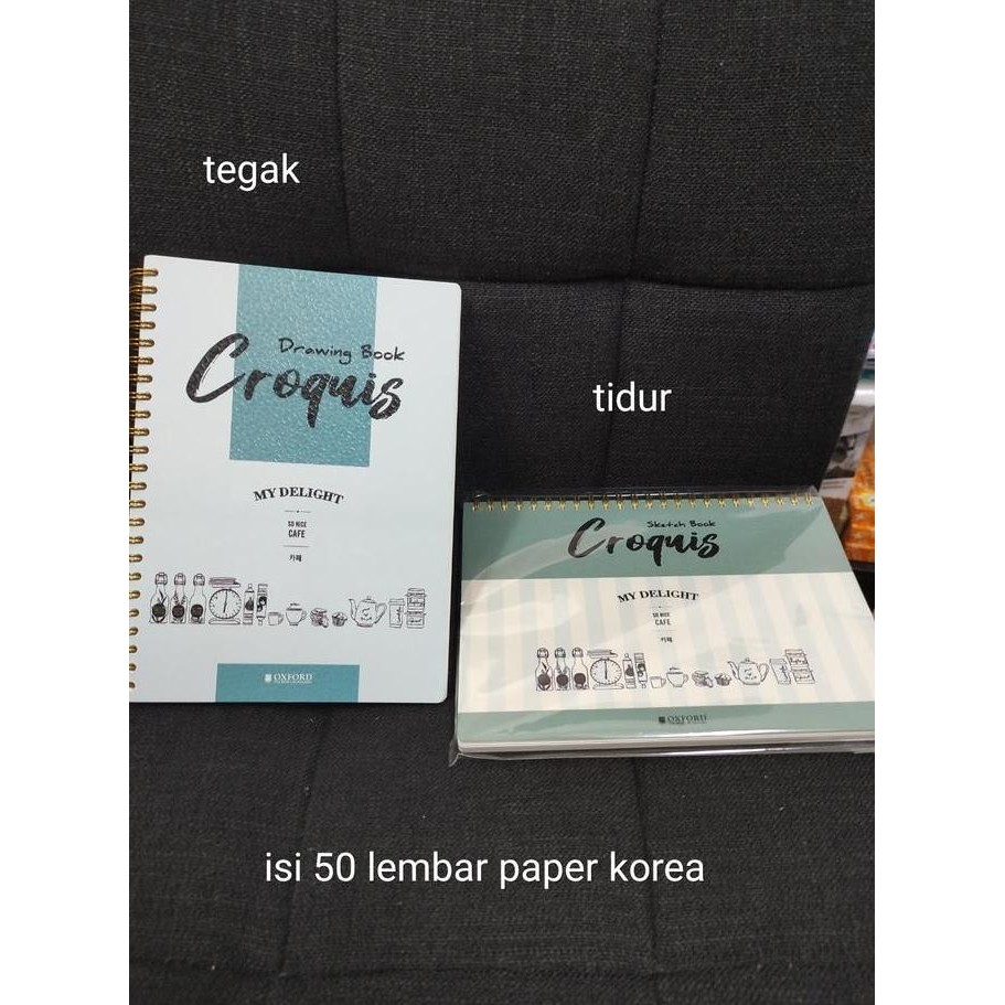 

Sale Oxford A5 Croquis Scetch Book A5 50 Lembar Paper Korea
