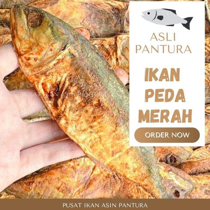 

JH8 PROMO 1 KILO IKAN ASIN PEDA MERAH ENAK GURIH LEZAT HARGA TERMURAH
