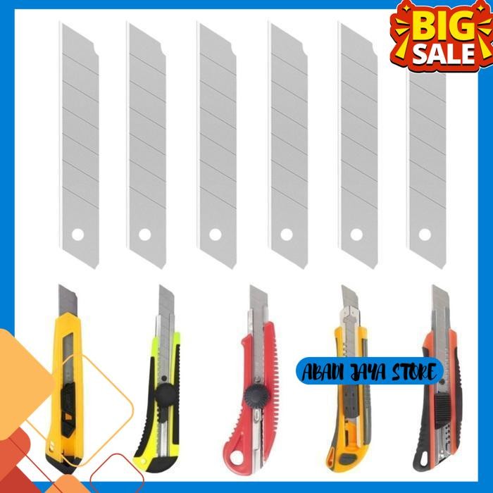 

ISI REFILL CUTTER BESAR L150 (ISI 10) KARTER PEMOTONG STAINLESS STEEL EKSLUSIF